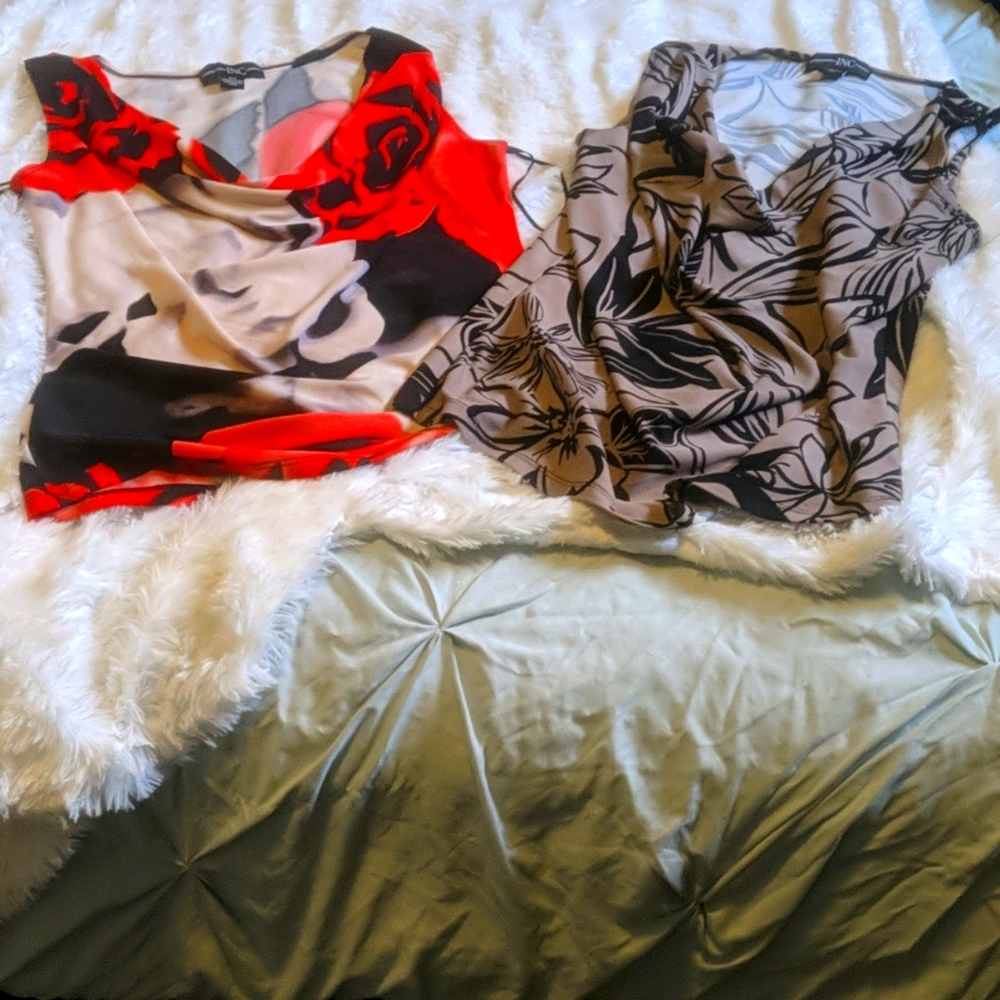 (2) EUC INC blouses